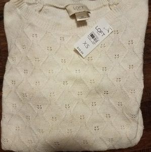 Loft cream sweater